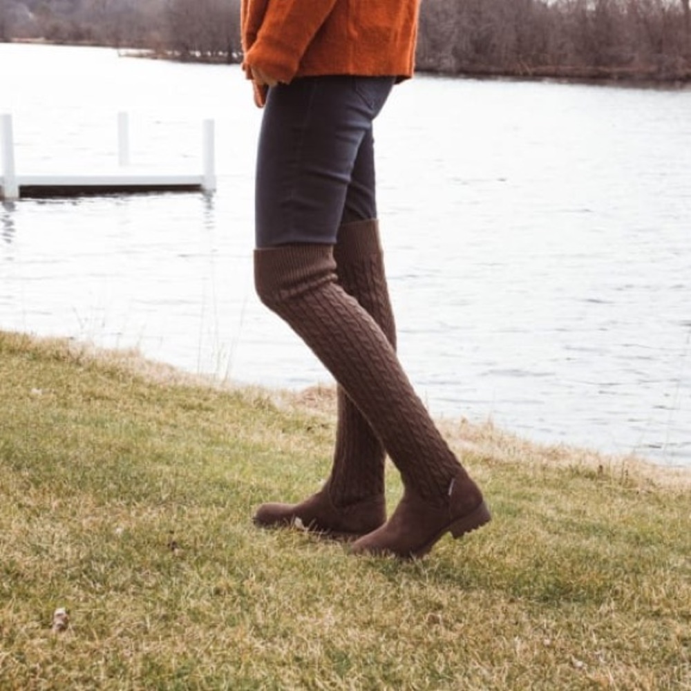 Muk Luks Kelby Convertible Sweater Boots - NWT - Picture 2 of 6